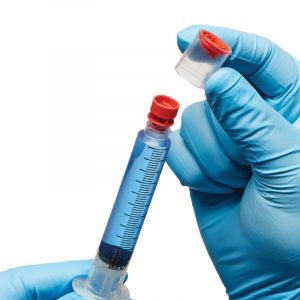 Albiox Tamper Syringe Cap Application