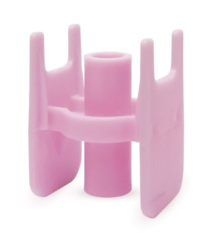 Guarded Luer Lock Connector pink
