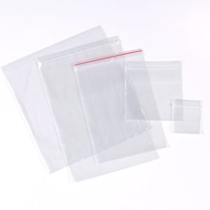 Resealable clear polybags