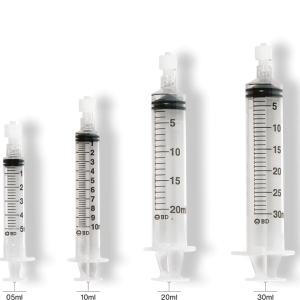 AMD Triple packed sterile BD/BB syringes